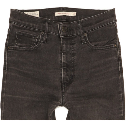 Levi's Mile Women Black Skinny Slim Stretch Jeans W26 L27