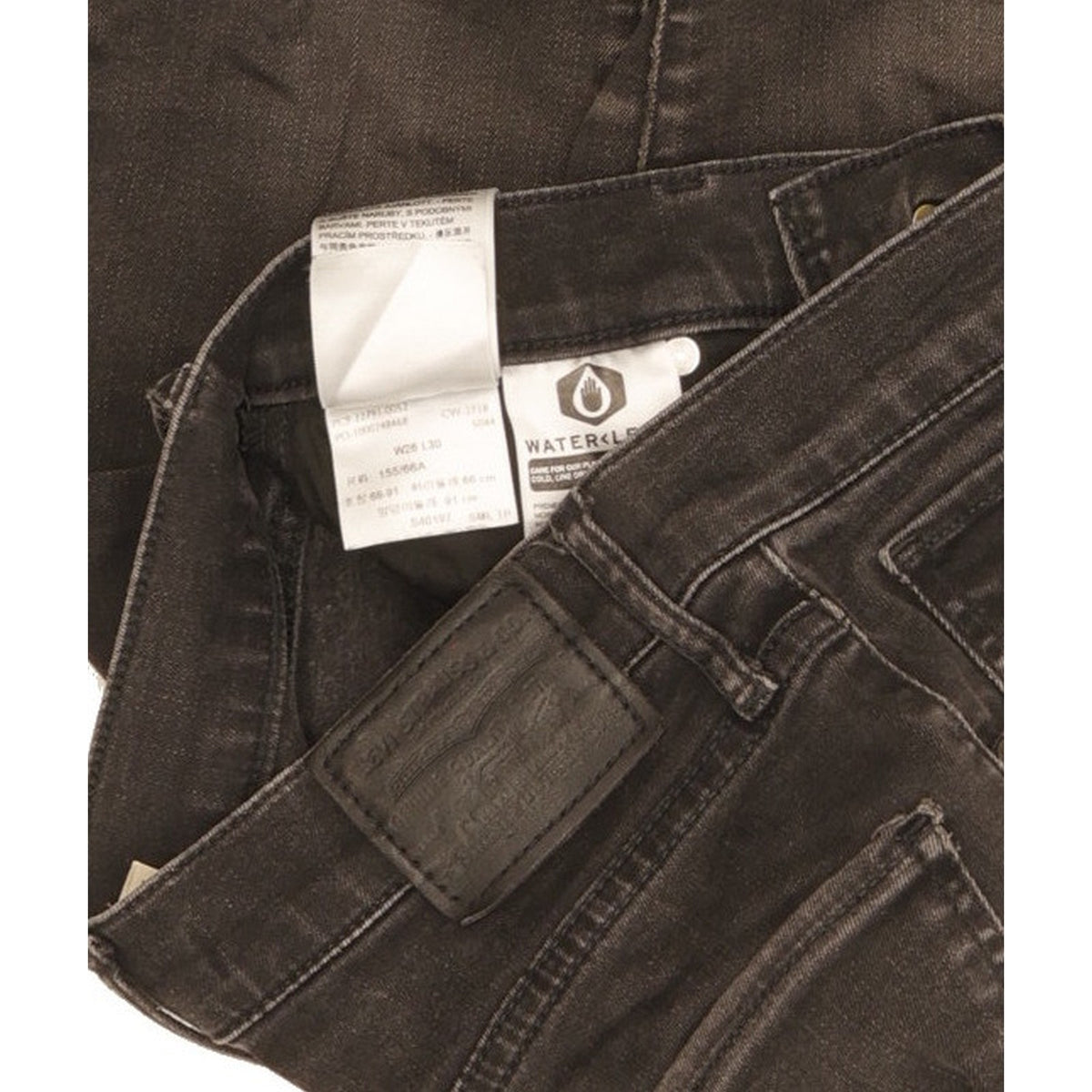 Levi's Mile Women Black Skinny Slim Stretch Jeans W26 L27