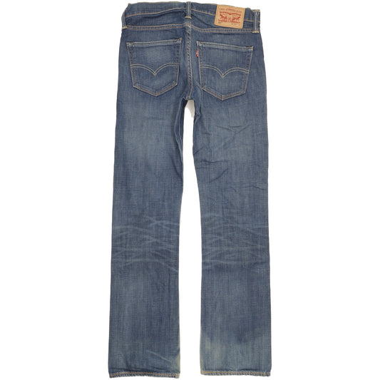 Levi's 527 Men Blue Bootcut Slim Stretch Jeans W30 L32