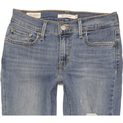 Levi's 710 Super Women Blue Skinny Slim Stretch Jeans W27 L32
