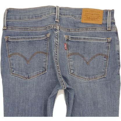 Levi's 710 Super Women Blue Skinny Slim Stretch Jeans W27 L32