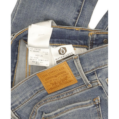 Levi's 710 Super Women Blue Skinny Slim Stretch Jeans W27 L32