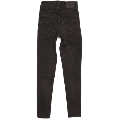 Levi's Mile Women Black Skinny Slim Stretch Jeans W25 L28