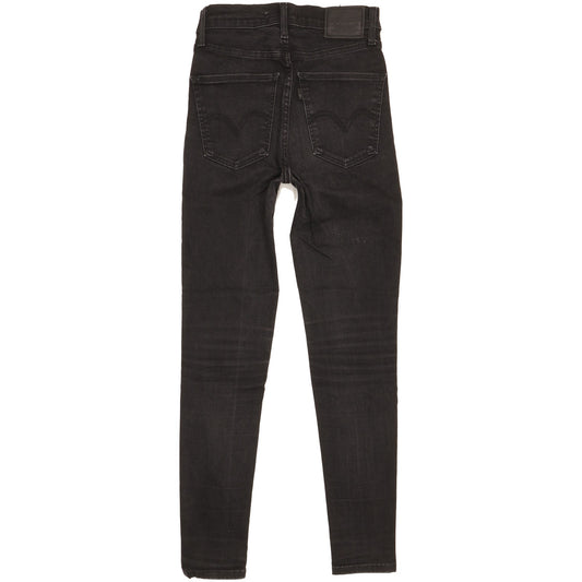 Levi's Mile Women Black Skinny Slim Stretch Jeans W25 L28