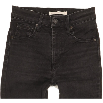 Levi's Mile Women Black Skinny Slim Stretch Jeans W25 L28