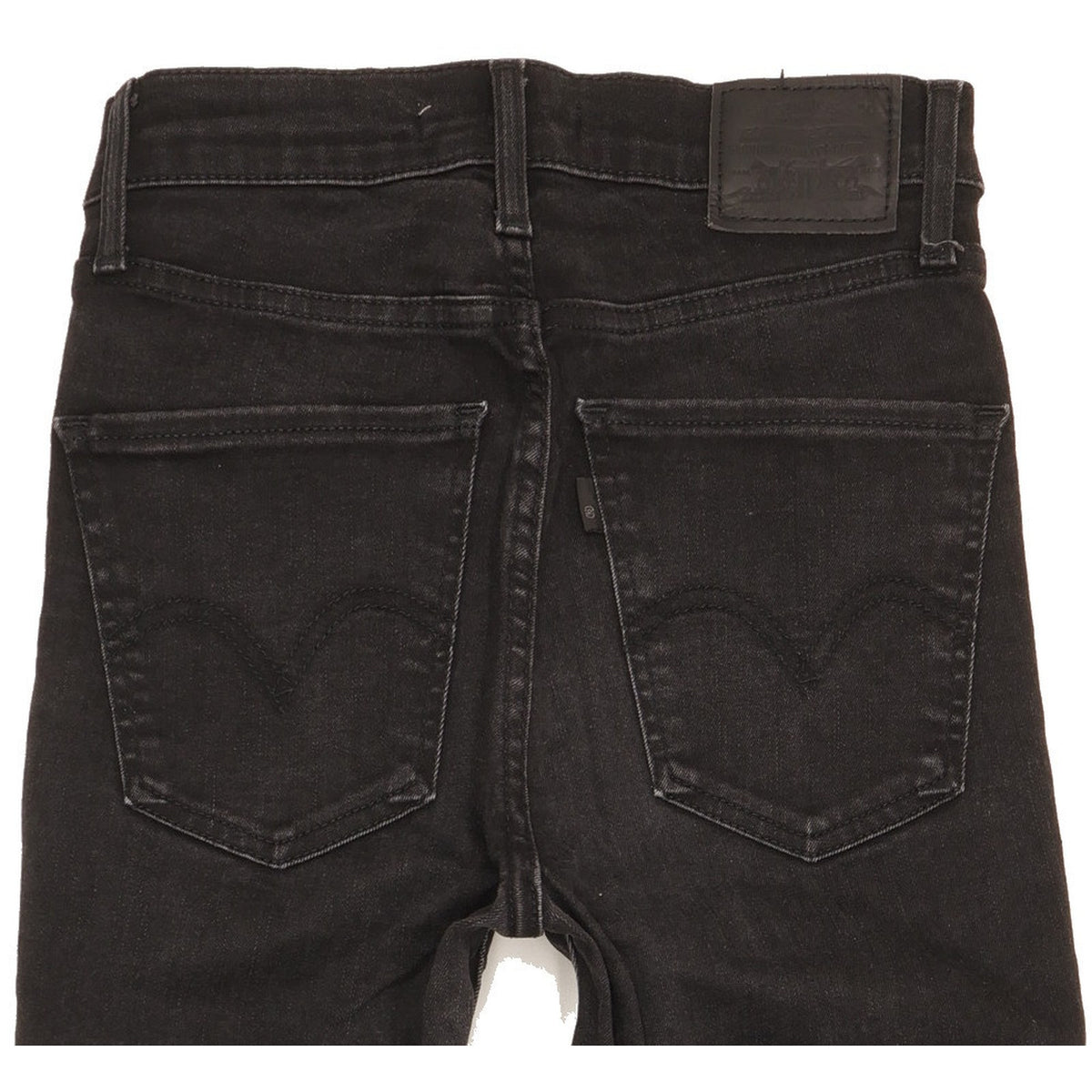 Levi's Mile Women Black Skinny Slim Stretch Jeans W25 L28