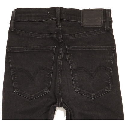 Levi's Mile Women Black Skinny Slim Stretch Jeans W25 L28