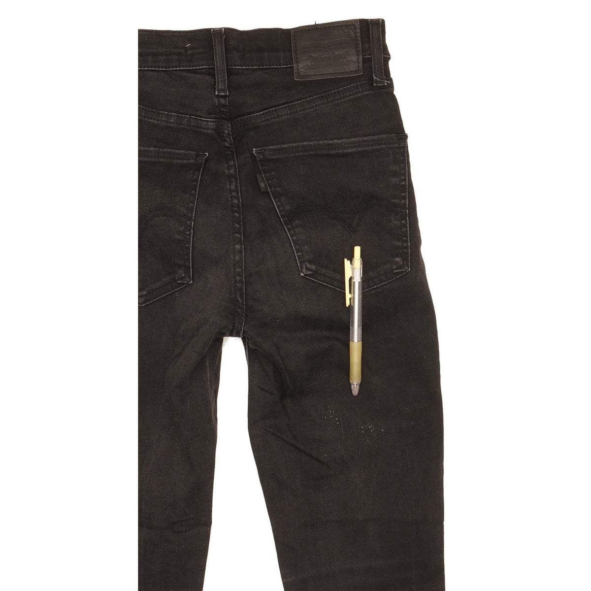 Levi's Mile Women Black Skinny Slim Stretch Jeans W25 L28