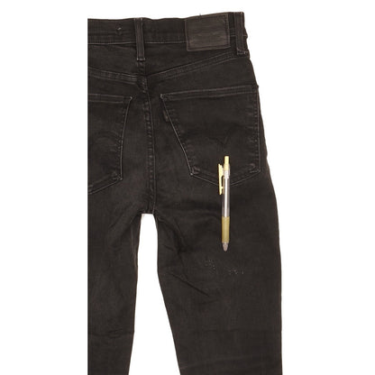 Levi's Mile Women Black Skinny Slim Stretch Jeans W25 L28