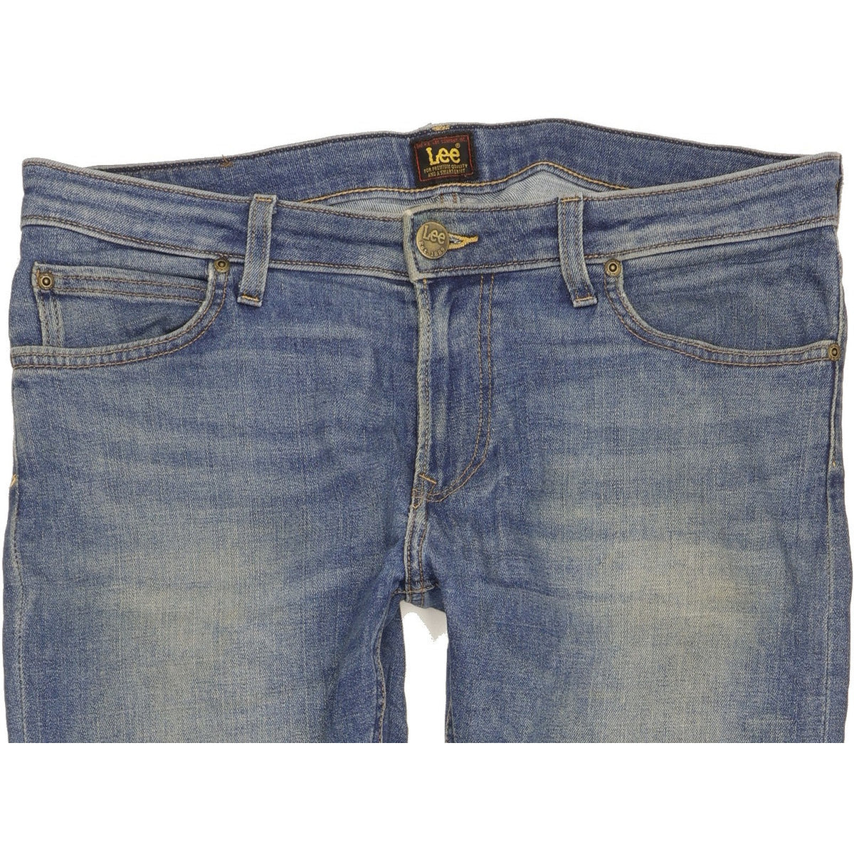 Lee Malone Men Blue Skinny Slim Stretch Jeans W33 L30
