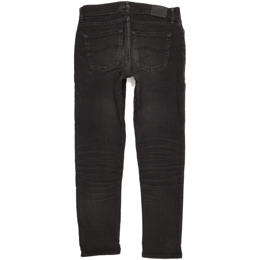 Lee Men Black Skinny Slim Stretch Jeans W32 L30
