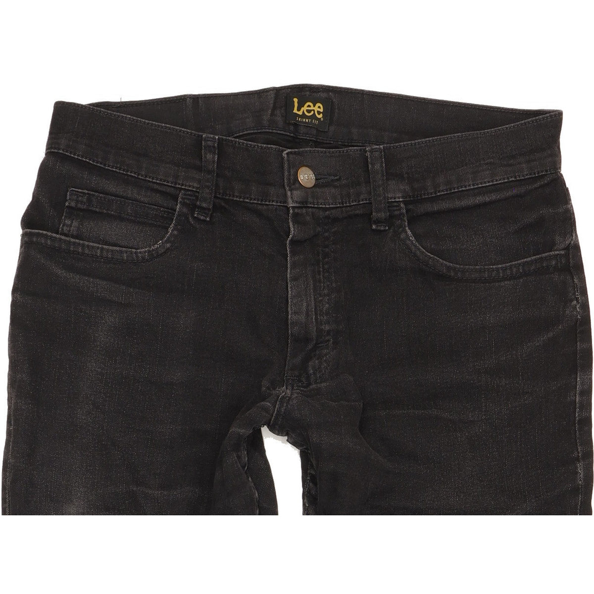 Lee Men Black Skinny Slim Stretch Jeans W32 L30