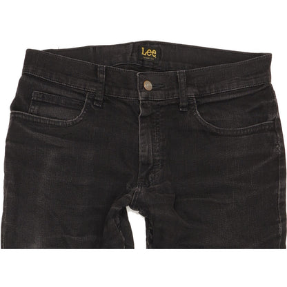 Lee Men Black Skinny Slim Stretch Jeans W32 L30