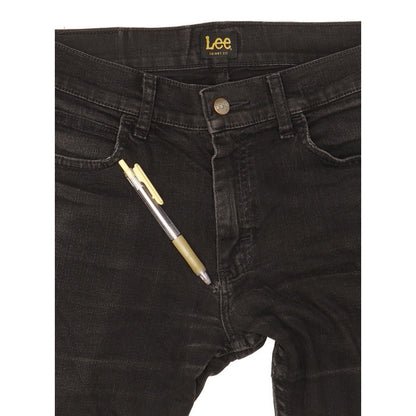 Lee Men Black Skinny Slim Stretch Jeans W32 L30
