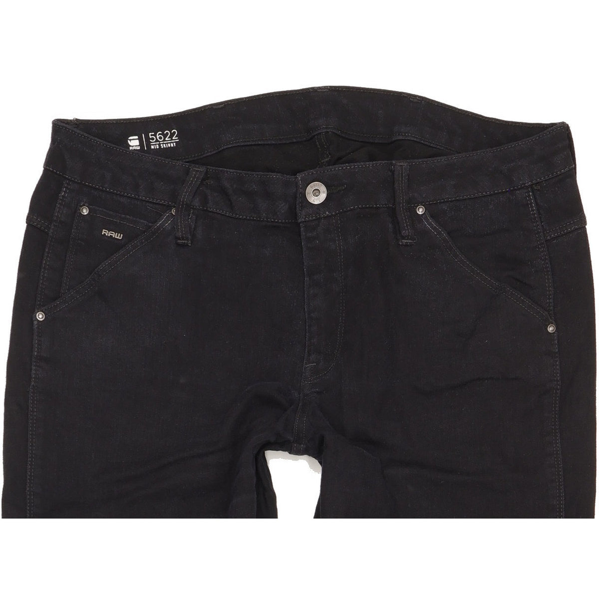 G-Star 5622 Women Black Skinny Slim Stretch Jeans W32 L30