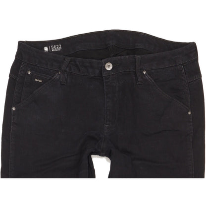 G-Star 5622 Women Black Skinny Slim Stretch Jeans W32 L30