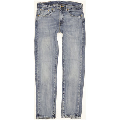 Levi's 513 Men Blue Straight Slim Stretch Jeans W32 L31
