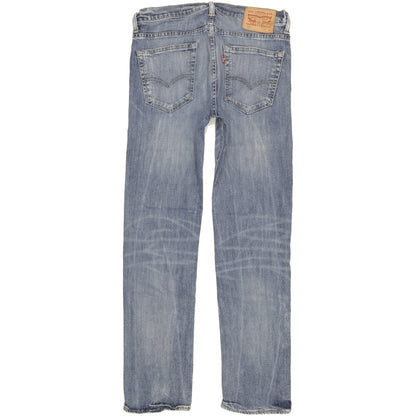 Levi's 513 Men Blue Straight Slim Stretch Jeans W32 L31