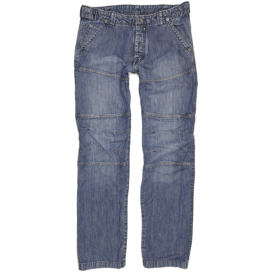 Wrangler Marshall Men Blue Straight Regular Jeans W32 L33