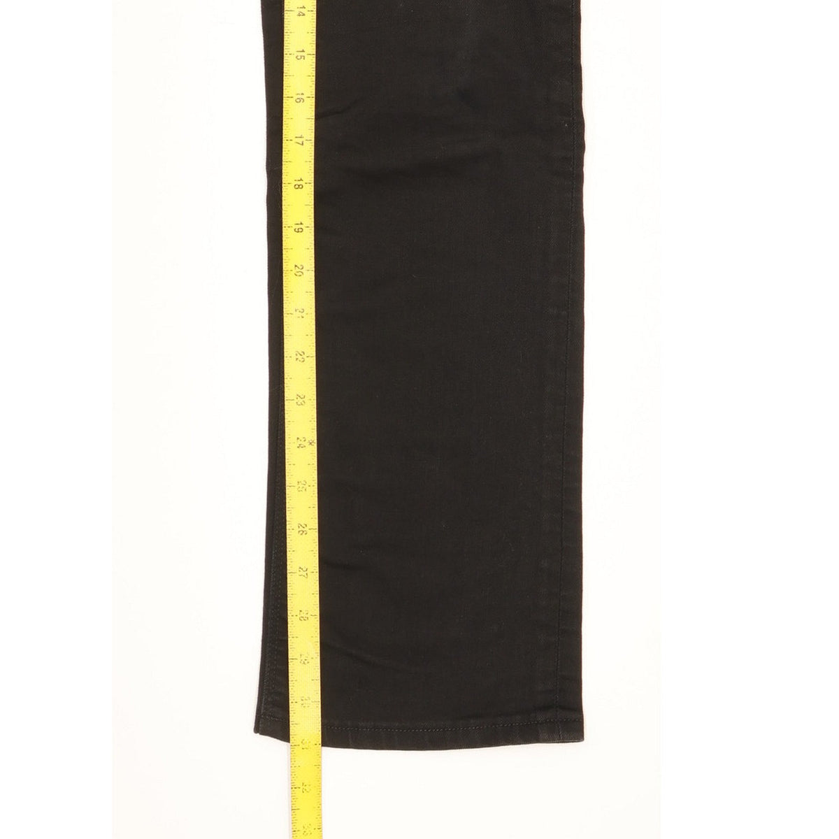 Levi's 470 Women Black Straight Slim Stretch Jeans W29 L31