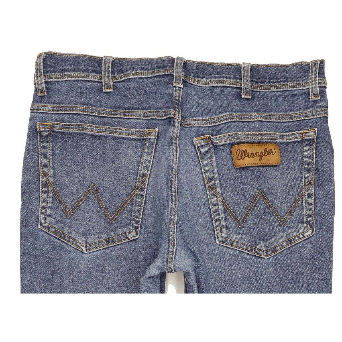 Wrangler Texas Men Blue Straight Regular Stretch Jeans W34 L29