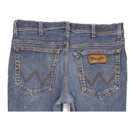 Wrangler Texas Men Blue Straight Regular Stretch Jeans W34 L29