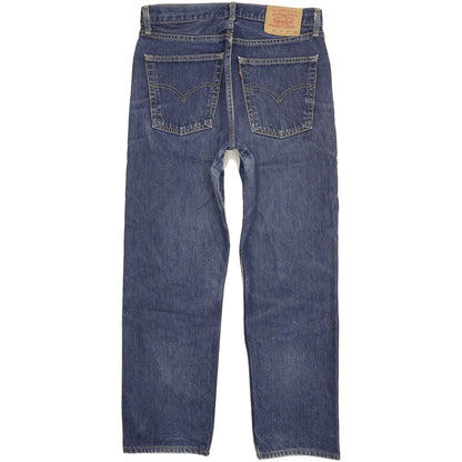 Levi's 521 Men Blue Straight Regular Jeans W34 L29