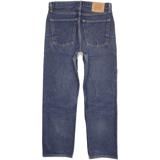 Levi's 521 Men Blue Straight Regular Jeans W34 L29