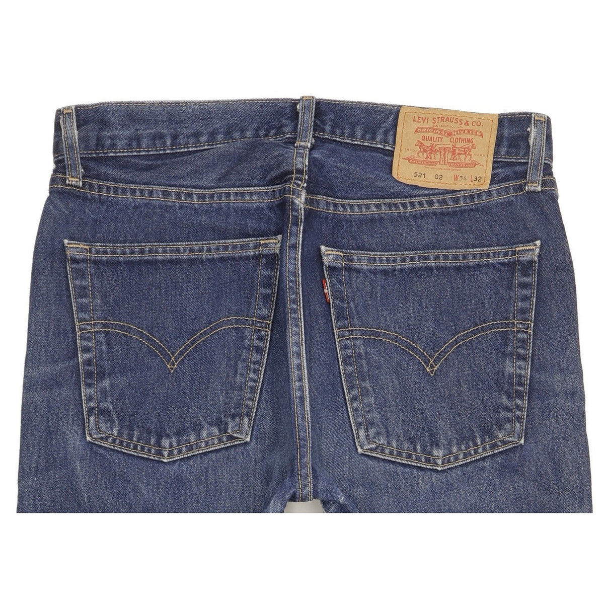 Levi's 521 Men Blue Straight Regular Jeans W34 L29