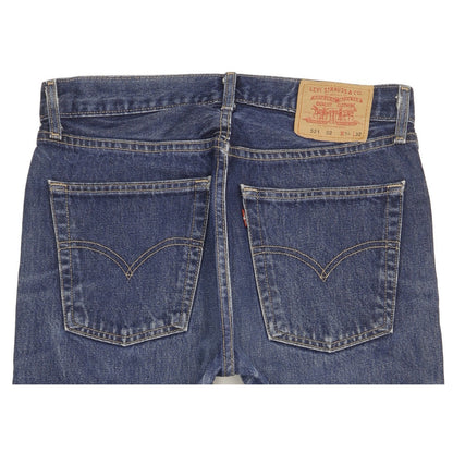 Levi's 521 Men Blue Straight Regular Jeans W34 L29