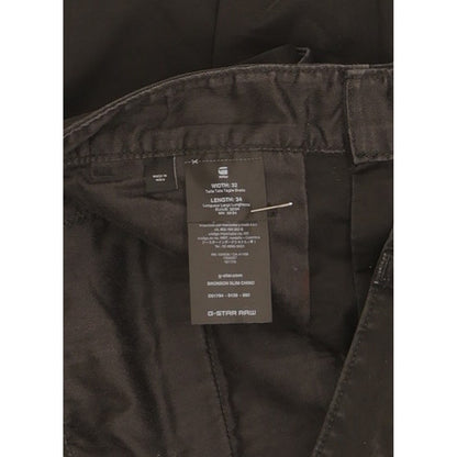 G-Star Bronson Men Black Tapered Slim Chino Stretch Jeans W32 L33