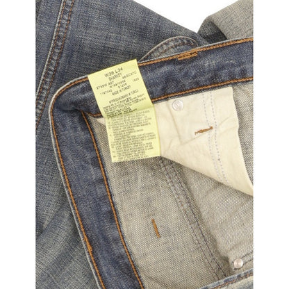 Wrangler Sharkey Men Blue Bootcut Slim Jeans W36 L34