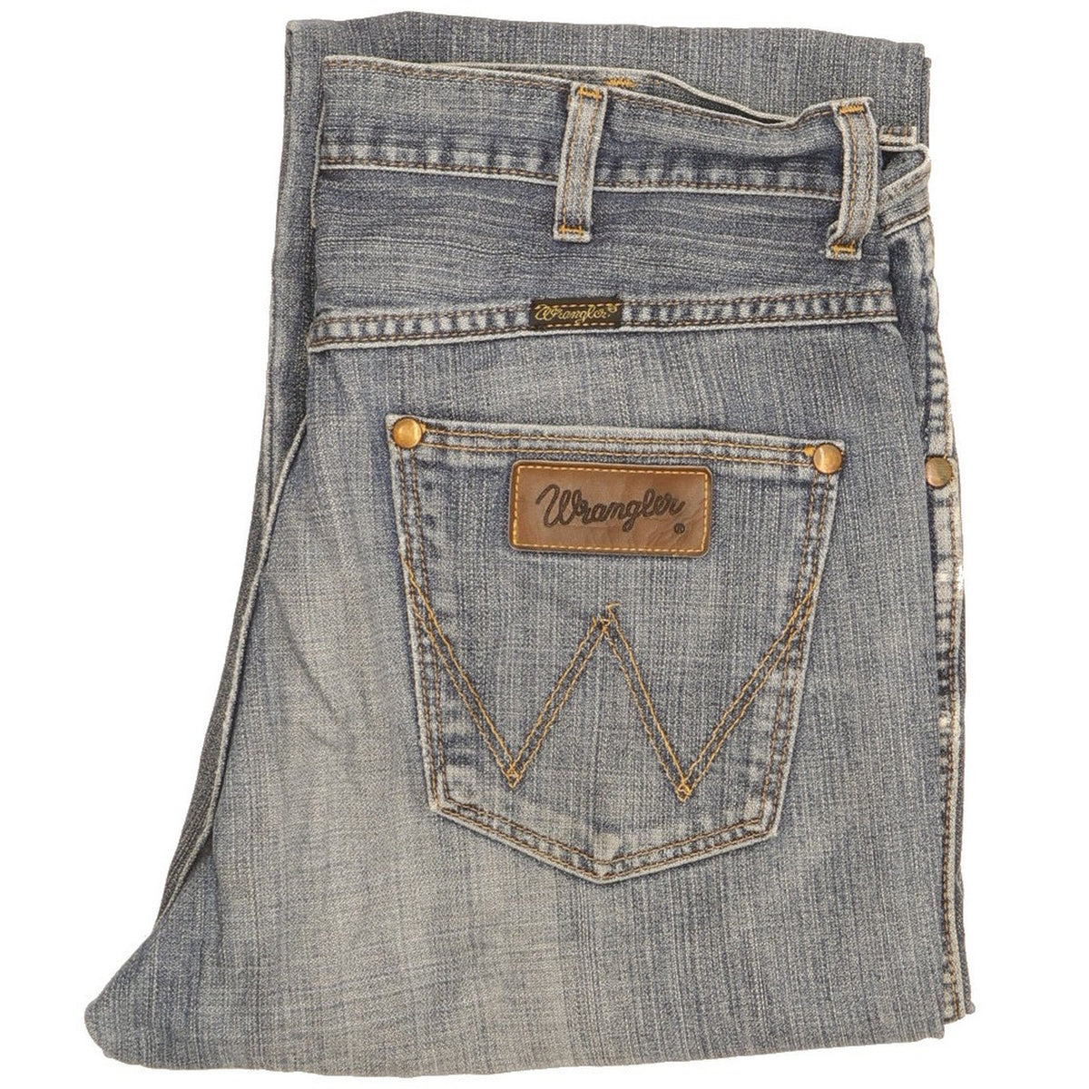 Wrangler Men Blue Straight Regular Jeans W32 L31