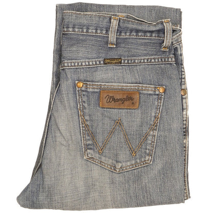 Wrangler Men Blue Straight Regular Jeans W32 L31