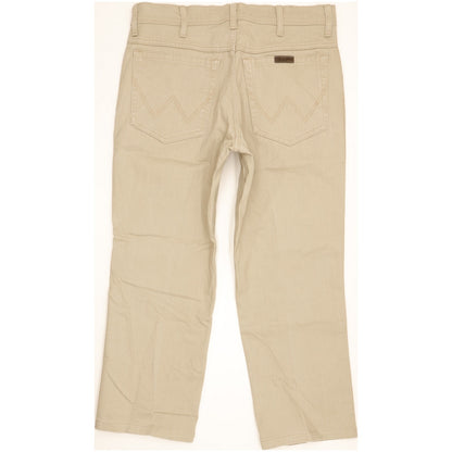 Wrangler Men Beige Straight Regular Stretch Jeans W32 L24