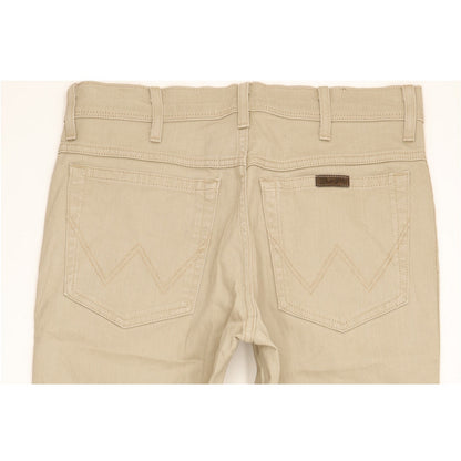 Wrangler Men Beige Straight Regular Stretch Jeans W32 L24
