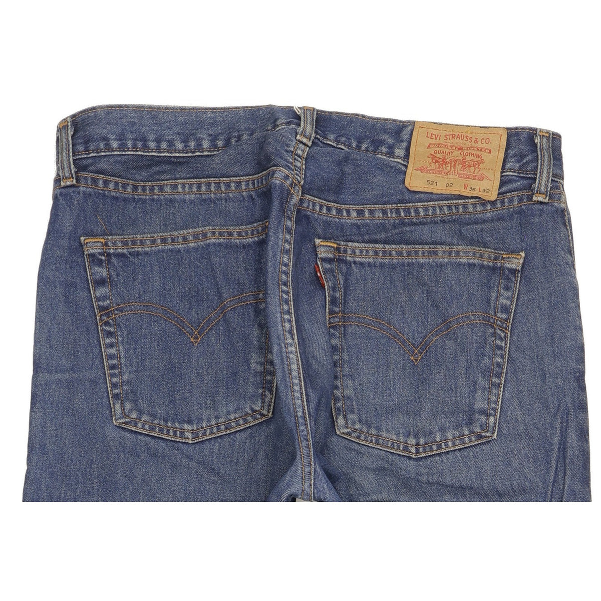 Levi's 521 Men Blue Straight Regular Jeans W36 L30