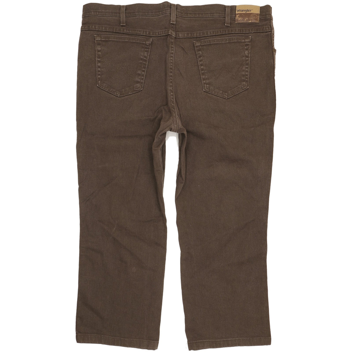 Wrangler Men Brown Straight Regular Stretch Jeans W44 L28