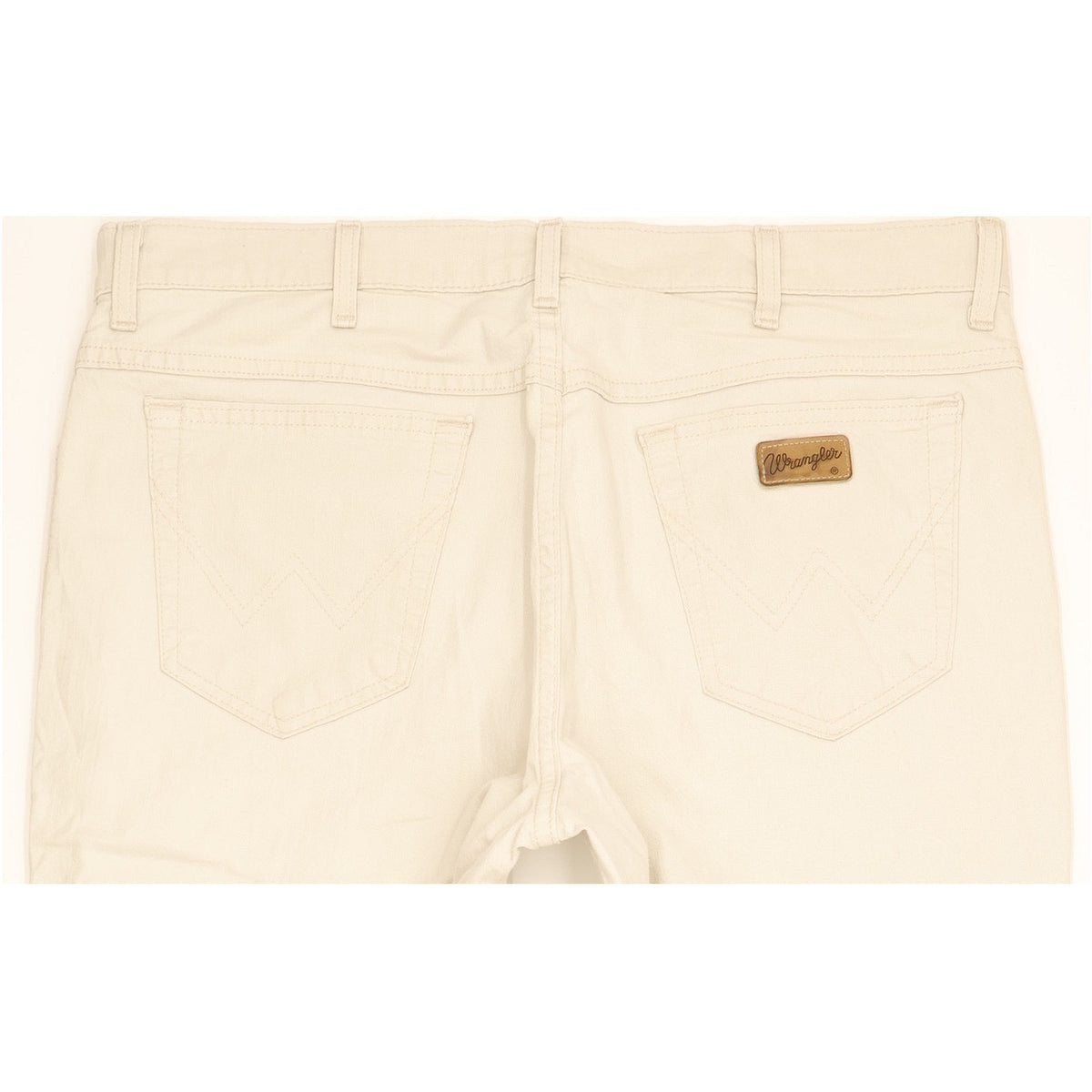 Wrangler Texas Men Beige Straight Regular Stretch Jeans W38 L32