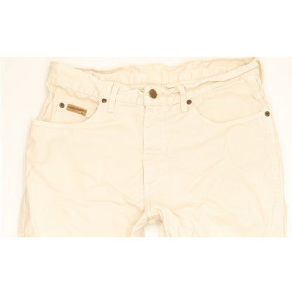 Wrangler Men Beige Tapered Regular Stretch Jeans W32 L28