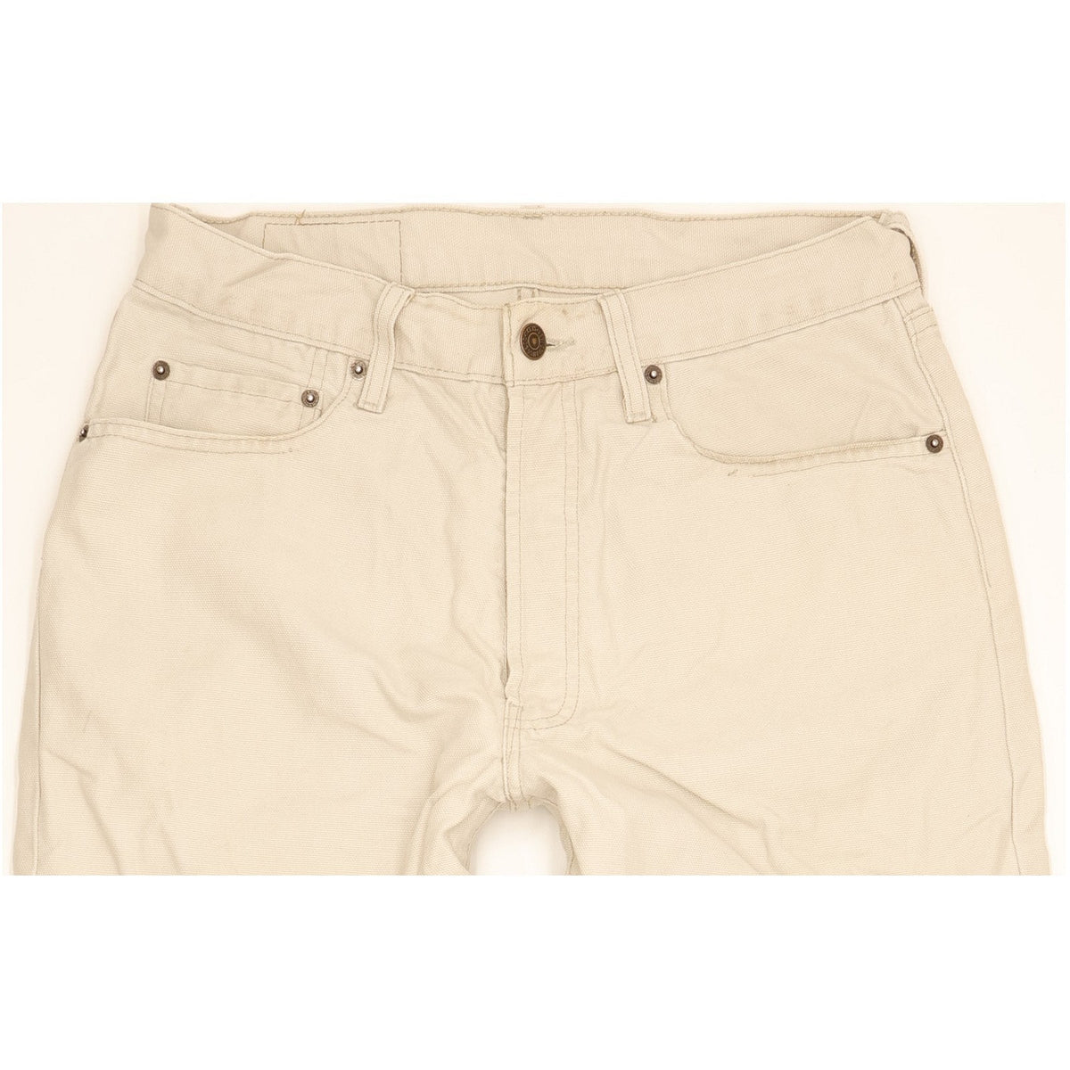 Levi's 551 Men Beige Straight Regular Jeans W32 L34