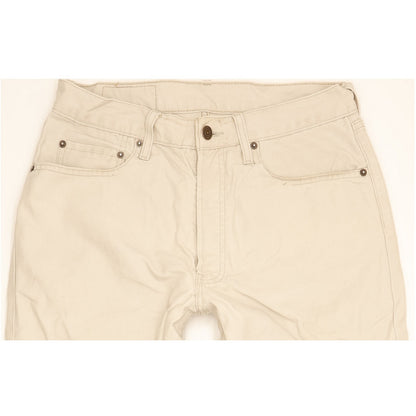 Levi's 551 Men Beige Straight Regular Jeans W32 L34
