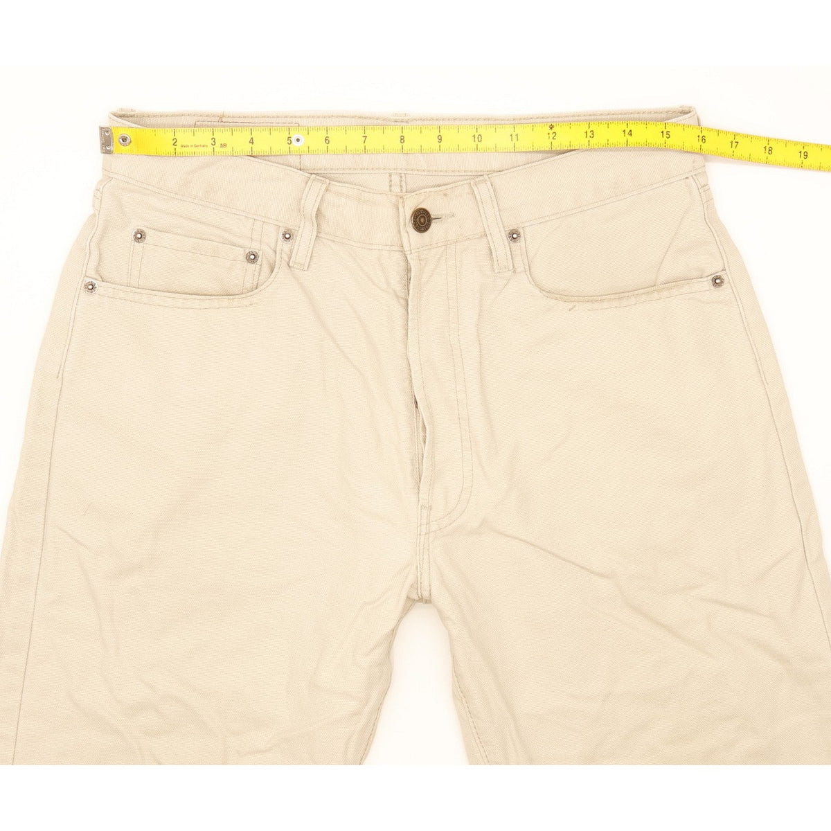Levi's 551 Men Beige Straight Regular Jeans W32 L34