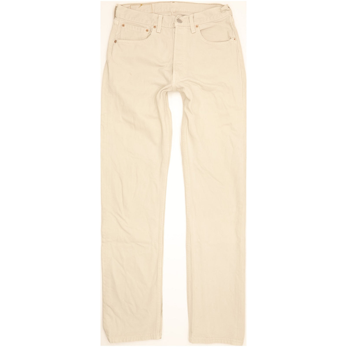 Levi's 501 Made in USA Men Beige Straight Regular Jeans W31 L34