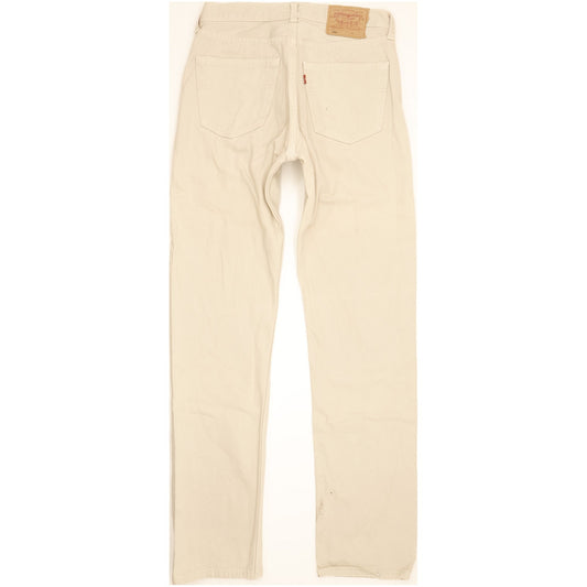 Levi's 501 Made in USA Men Beige Straight Regular Jeans W31 L34