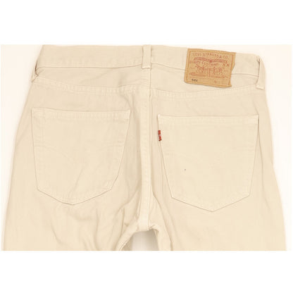 Levi's 501 Made in USA Men Beige Straight Regular Jeans W31 L34