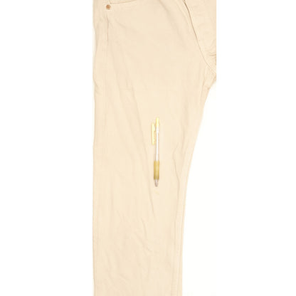 Levi's 501 Made in USA Men Beige Straight Regular Jeans W27 L29