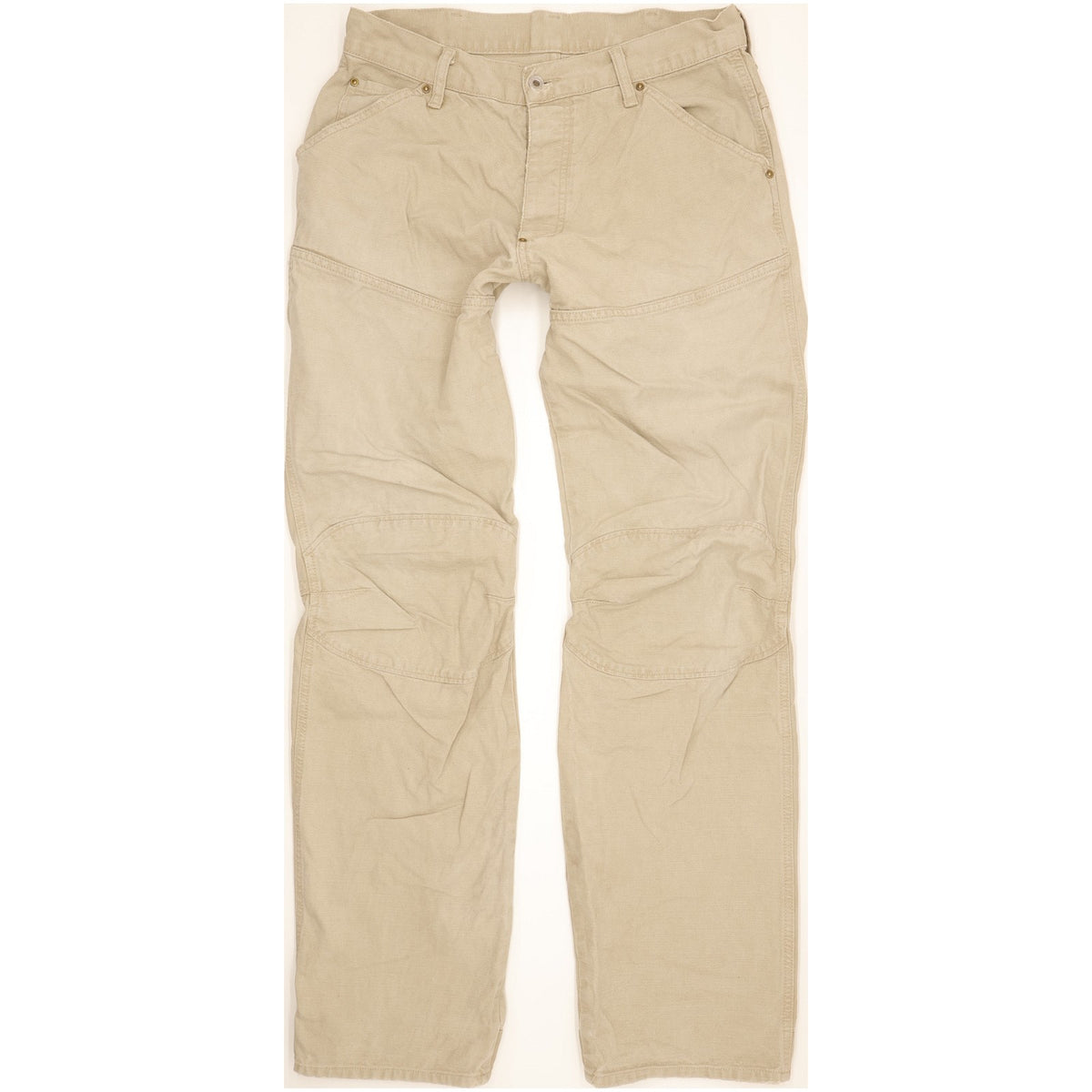 G-Star Elwood Men Beige Straight Regular Jeans W34 L36