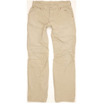 G-Star Elwood Men Beige Straight Regular Jeans W34 L36