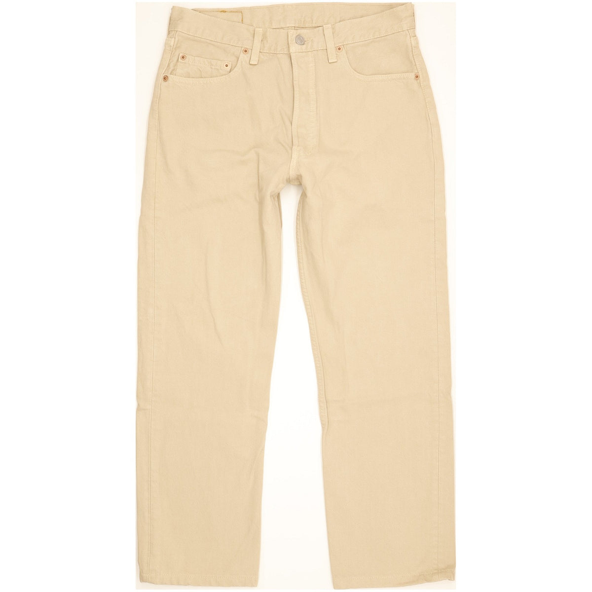 Levi's 501 Made in USA Men Beige Straight Regular Jeans W32 L27